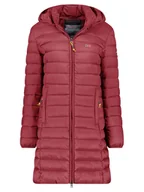 Kurtki damskie - Geographical Norway Płaszcz pikowany "Atikolor" w kolorze bordowym - miniaturka - grafika 1