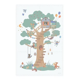 Play&Go Dwustronna Mata Piankowa EEVAA 3w1 Treehouse 120x180cm - Maty piankowe Play&Go Dwustronna Mata Piankowa EEVAA 3w1 Treehouse 120x180cm - Maty piankowe - miniaturka - grafika 1