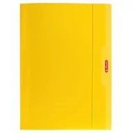 Teczki i skoroszyty - Herlitz TECZKA RYS. A4 Z GUMKĄ COL.BLOCK. ŻÓŁTA - miniaturka - grafika 1