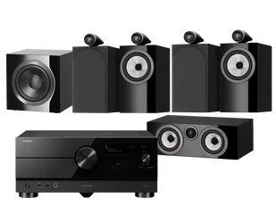 Kino domowe Yamaha RX-A4A (czarny) + 705 S3 + 705 S3 + HTM72 S3 + DB4S (czarny) - Kino domowe - miniaturka - grafika 1