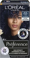 Farby do włosów i szampony koloryzujące - L'Oreal Paris Préférence Vivid Colors, trwała farba do włosów, 1.102 BLUE BLACK - miniaturka - grafika 1