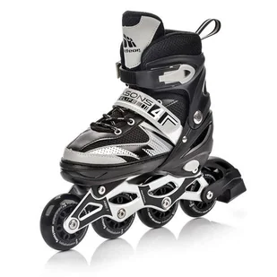 Rolki Regulowane Meteor 4w1 Seasons Black LED 2022 - 34-37 - Rolki - miniaturka - grafika 1