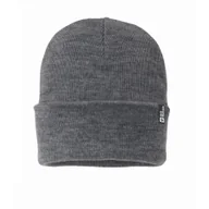 Czapki męskie - Czapka Jack Wolfskin RIB BEANIE Grey Heather - ONE SIZE - miniaturka - grafika 1