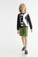 Spodenki damskie - Karl Lagerfeld Karl Lagerfeld szorty dziecięce kolor zielony - miniaturka - grafika 1