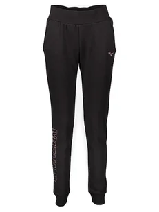 Mizuno Spodnie dresowe "Mizuno" w kolorze czarno-fioletowym - Spodnie sportowe damskie - miniaturka - grafika 1
