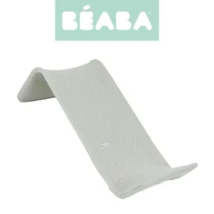 Leżaczek – wkładka do kąpieli dla niemowląt Velvet grey Beaba - Leżaczki i huśtawki - miniaturka - grafika 1