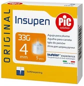 Akcesoria medyczne - PIC Insupen Igły Do Penów 33G 4 mm 5 szt. - miniaturka - grafika 1
