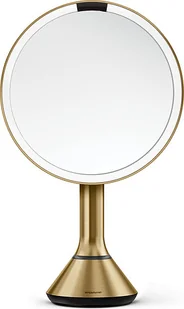 Lustro sensorowe Simplehuman 20 cm mosiądz z kontrolą natężenia światła - Lusterka do makijażu - miniaturka - grafika 1