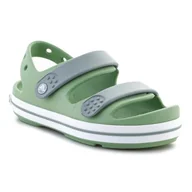 Buty dla dziewczynek - Sandały Crocs Crocband Cruiser Sandal 209423-3WD zielone - miniaturka - grafika 1