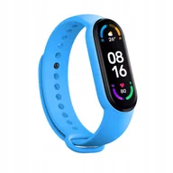 Akcesoria do smartwatchy - Opaska pasek zamienny do zegarka smartwatch xiaomi mi band 5/6/7 niebieski - miniaturka - grafika 1