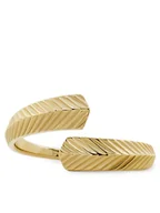 Pierścionki - Fossil Pierścionek JF04536710 Złoty - miniaturka - grafika 1