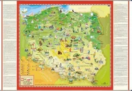 Atlasy i mapy - Polska mapa ścienna dla dzieci ArtGlob - miniaturka - grafika 1
