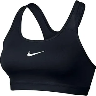 NIKE Classic Pad Biustonosz Sportowy, Kobieta, Czarny/Czarny/Biały, 2XL - Biustonosze - miniaturka - grafika 1