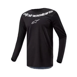 Alpinestars MX Cross Shirt Fluid Graphite Jersey 2024 koszulka motocrossowa, czarny, XL - Odzież motocyklowa - miniaturka - grafika 1