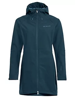 Płaszcze damskie - VAUDE Skomer Softshell Coat, zielony (kwarc), 38 - grafika 1