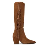 Kozaki damskie - Kozaki Aldo Kaelya 14100210 Brązowy - miniaturka - grafika 1