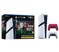 Konsole Playstation - Sony PlayStation 5 Pro PS5 2TB EA SPORTS FC 26 Bundle + Dodatkowy Pad Czerwony - miniaturka - grafika 1