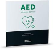 Tablice BHP - Sendpol Tablica informacyjna AED DUŻA - miniaturka - grafika 1