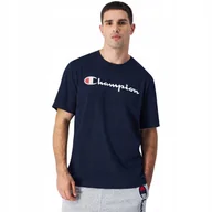 Koszulki męskie - Koszulka męska Champion SS Tee granatowa 220256 BS501 S - miniaturka - grafika 1