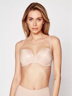 Biustonosze - SPANX Biustonosz bardotka Up For Anything Strapless 30022R Beżowy - grafika 1