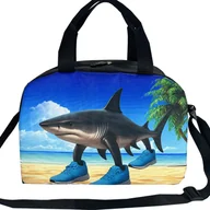 Akcesoria podróżnicze - Torba na basen turystyczna sportowa podróżna torby brainrot - miniaturka - grafika 1