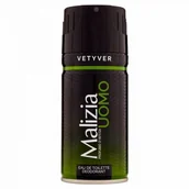 Dezodoranty i antyperspiranty dla kobiet - Malizia Uomo Vetyver Dezodorant spray 150ml - miniaturka - grafika 1