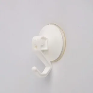 Haczyk na przyssawkę biały - Wieszaki łazienkowe - miniaturka - grafika 1