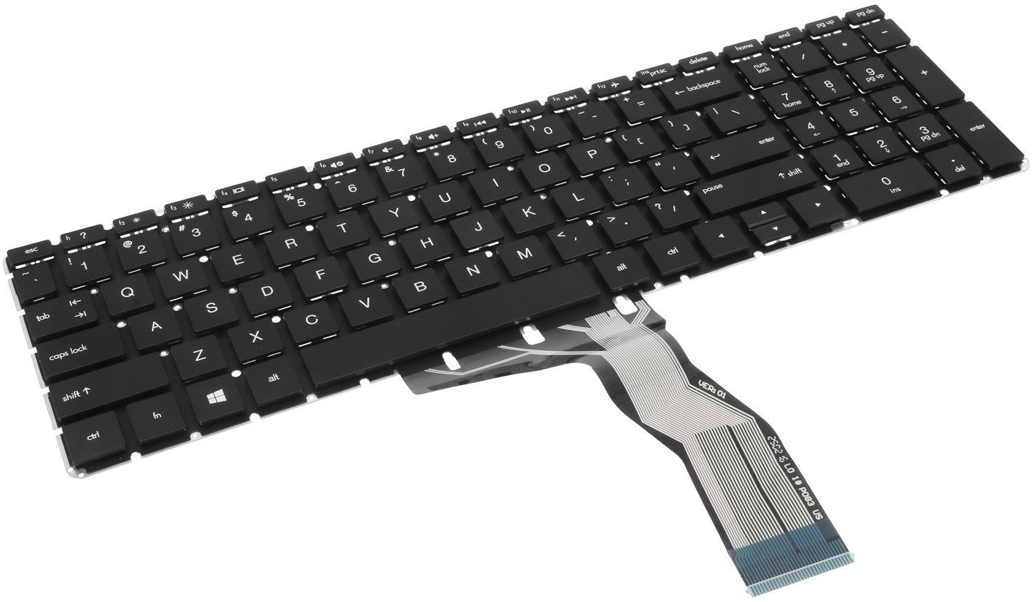 Movano Klawiatura laptopa do HP 250 G6, 255 G6, 17-BS