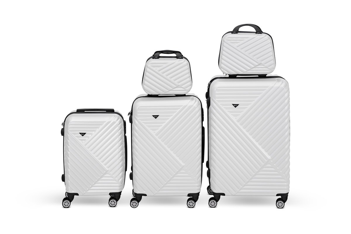 Komplet walizek podróżnych Viaggio – 5 elementów – zestaw walizek na kółkach