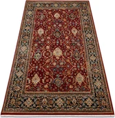 Dywany - Dywan KESHAN Frędzle, orientalny klasyczny 7522/53588 beż / bordo / granat beżowy 300x380 cm - miniaturka - grafika 1