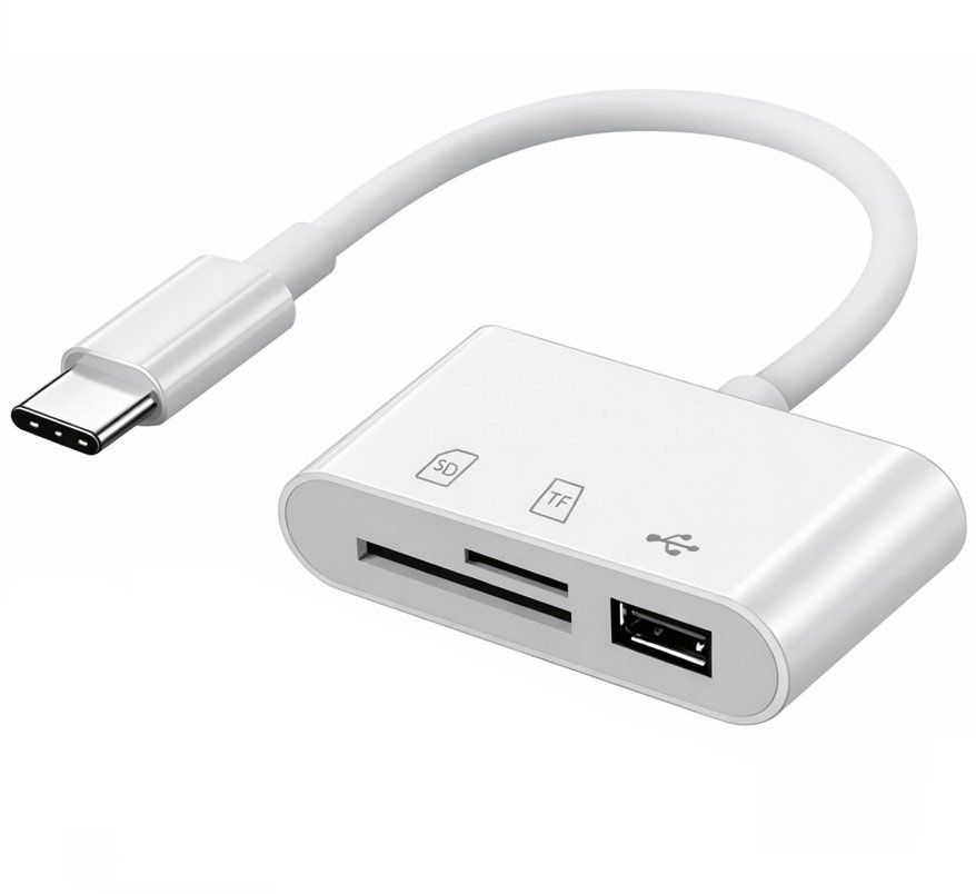 Czytnik Czytnik kart pamięci USB-C SD / TF / CF OTG 12000049867166034