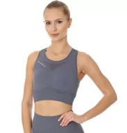 Koszulki i topy damskie - Crop top damski do ćwiczeń Brubeck Gym - L - miniaturka - grafika 1