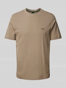 T-shirt z wyhaftowanym logo model ‘Taddy’ - Koszulki męskie - miniaturka - grafika 1