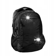 Plecaki szkolne i tornistry - PLECAK SZKOLNY MŁODZIEŻOWY TORNISTER CZARNY - miniaturka - grafika 1