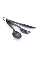 Akcesoria turystyczne - ZESTAW SZTUĆCÓW 3 PC RING CUTLERY SET-GREY - miniaturka - grafika 1