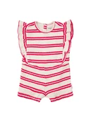 Pajacyki dla niemowląt - Noppies Rampers "Mogul" w kolorze kremowym - miniaturka - grafika 1