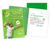 Kartki okolicznościowe i zaproszenia - Karnet Urodziny 10 chłopiec - Kukartka - miniaturka - grafika 1