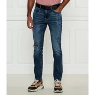 Spodnie męskie - HUGO Jeansy 708 Slim Fit - miniaturka - grafika 1