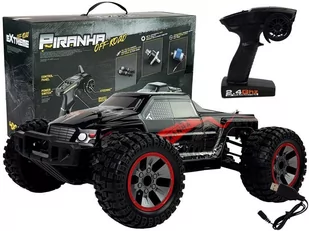 Import LEANToys Auto Terenowe Off-Road Zdalnie Sterowane Czerwone 1:10 ENOZE 9200E 40 km/h Duże Koła LT-8422-0 - Zabawki zdalnie sterowane - miniaturka - grafika 1