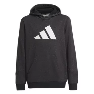 Bluzy sportowe damskie - Bluza adidas Future Icons 3-Stripes Hooded HA3930 - czarna - Adidas - grafika 1