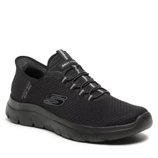 Półbuty męskie - Sneakersy Skechers Summits High Range 232457/BBK Black - grafika 1