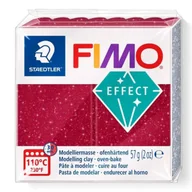 Masy plastyczne - Masa termoutwardzalna Fimo 57g czerwony galaxy - Staedtler - miniaturka - grafika 1