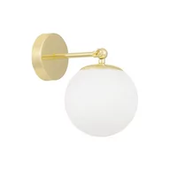 Lampy ścienne - LAMPA ŚCIENNA KINKIET NOWOCZESNY KLASYCZNE ZŁOTO FREDICA W1 - miniaturka - grafika 1