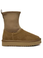 Buty dla dziewczynek - Patrizia Pepe Śniegowce PD940 Brązowy - miniaturka - grafika 1