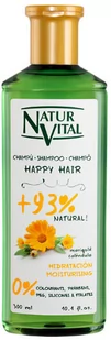 Szampon do nawilżania włosów Naturaleza Y Vida Happy Hair Hydration 0% Shampoo 500 ml (8414002061112) - Szampony do włosów - miniaturka - grafika 1