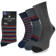 Skarpetki męskie - Skarpety męskie garniturowe PIERRE CARDIN 3 PARY - 39-42 - miniaturka - grafika 1