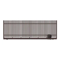 Ogrodzenia - Polbram Brama przesuwna bez przeciwwagi Negros 4x1,5 m prawa brązowa automat - miniaturka - grafika 1