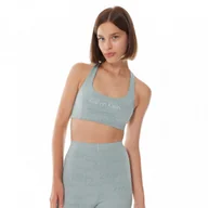 Bielizna sportowa damska - Biustonosz treningowy Calvin Klein Women 00GWS3K125 - niebieski - miniaturka - grafika 1