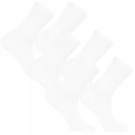 Skarpetki męskie - 3X SKARPETY MĘSKIE BAWEŁNIANE BEZUCISKOWE SZEROKI ŚCIĄGACZ MORAJ 35-38 WHITE - miniaturka - grafika 1