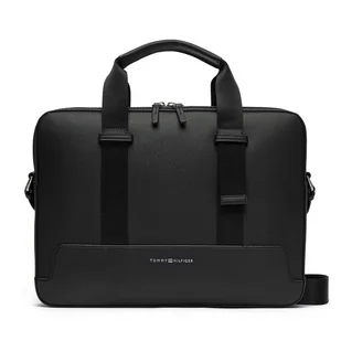 Torba na laptopa Tommy Hilfiger Th Modern Computer Bag AM0AM13637 Czarny - Torby na laptopy - miniaturka - grafika 1